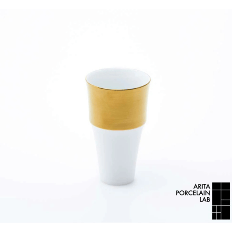 JAPAN SNOW 段付フリーカップ （プラチナ）（ゴールド）【ARITA PORCELAIN LAB（アリタポーセリンラボ）】