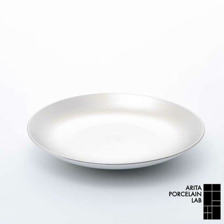 JAPAN SNOW 平皿（中） プラチナ【ARITA PORCELAIN LAB（アリタポーセリンラボ）】