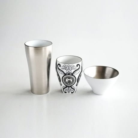 JAPAN SNOW 日本酒呑み比べ酒器セット プラチナ 古伊万里草花紋 木箱入【ARITA PORCELAIN LAB（アリタポーセリンラボ）】