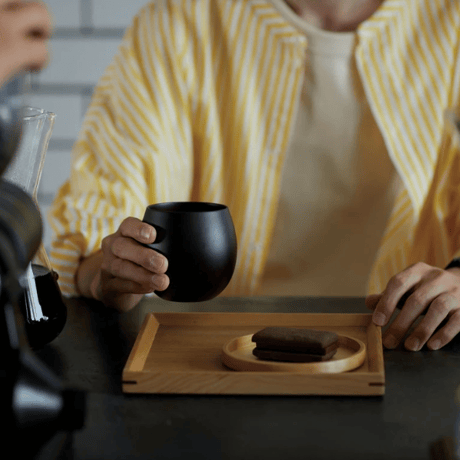 木製　滑らないトレイ【正方形】