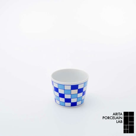 JAPAN BLUE 蕎麦猪口 市松　【ARITA PORCELAIN LAB（アリタポーセリンラボ）】