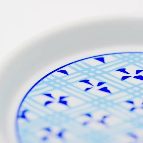 JAPAN BLUE 薬味皿 格子丸文【ARITA PORCELAIN LAB（アリタポーセリンラボ）】