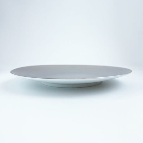 JAPAN SNOW フラットプレート Lプラチナ【ARITA PORCELAIN LAB（アリタポーセリンラボ）】