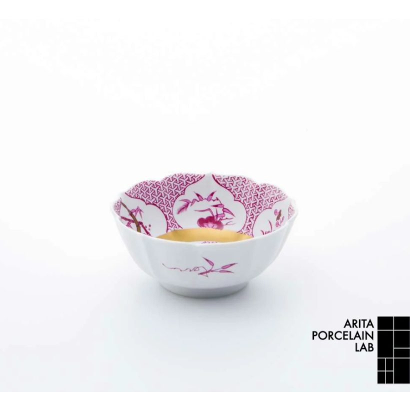 小鉢 三方ガラミ紋※全6色【ARITA PORCELAIN LAB（アリタポーセリン
