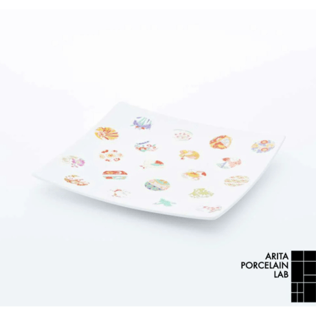 TIME MACHINE 正方皿（小）（中）（大）（特大） ASTEROID【ARITA PORCELAIN LAB（アリタポーセリンラボ）】