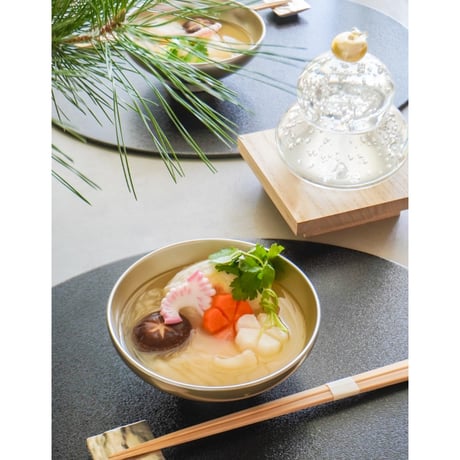 銀椀　富士型 　【越前漆器】