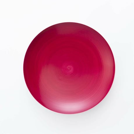 JAPAN AUTUMN 平皿（大） ワインレッド【ARITA PORCELAIN LAB（アリタポーセリンラボ）】