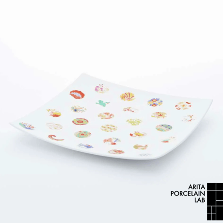 TIME MACHINE 正方皿（小）（中）（大）（特大） ASTEROID【ARITA PORCELAIN LAB（アリタポーセリンラボ）】