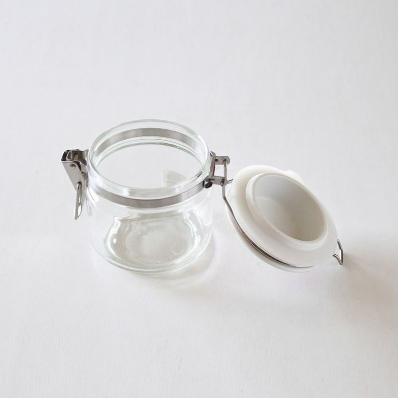 JAPAN SNOW 密閉保存瓶 キャニスター ブルー 古伊万里草花紋 化粧箱入