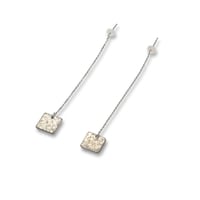 TIN BREATH ピアス 10x10mm シルバー【NAGAE+（ナガエプリュス）】