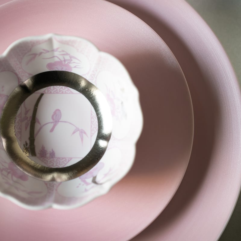 JAPAN CHERRY フラットプレート (大) ヤエ【ARITA PORCELAIN LA JAPAN CHERRY フラットプレート (大) ヤエ【ARITA PORCELAIN LA