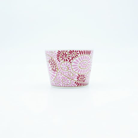 JAPAN AUTUMN 蕎麦猪口 蛸唐草 ワインレッド【ARITA PORCELAIN LAB（アリタポーセリンラボ）】