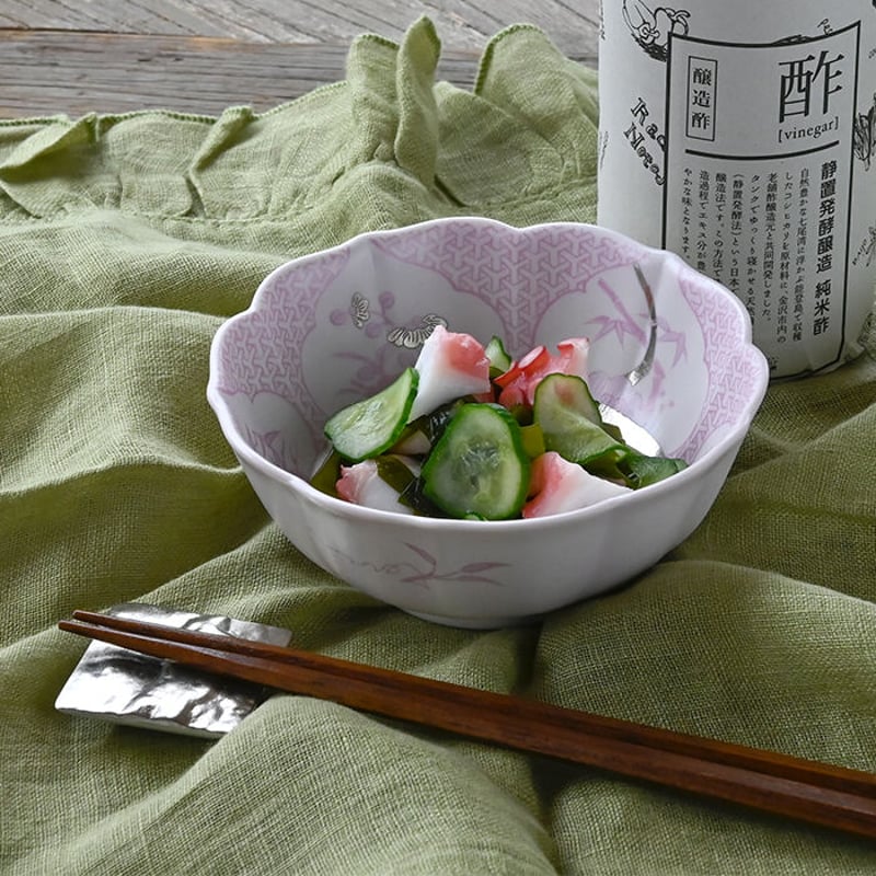 JAPAN CHERRY 小鉢 三方ガラミ紋【ARITA PORCELAIN LAB（アリタポ