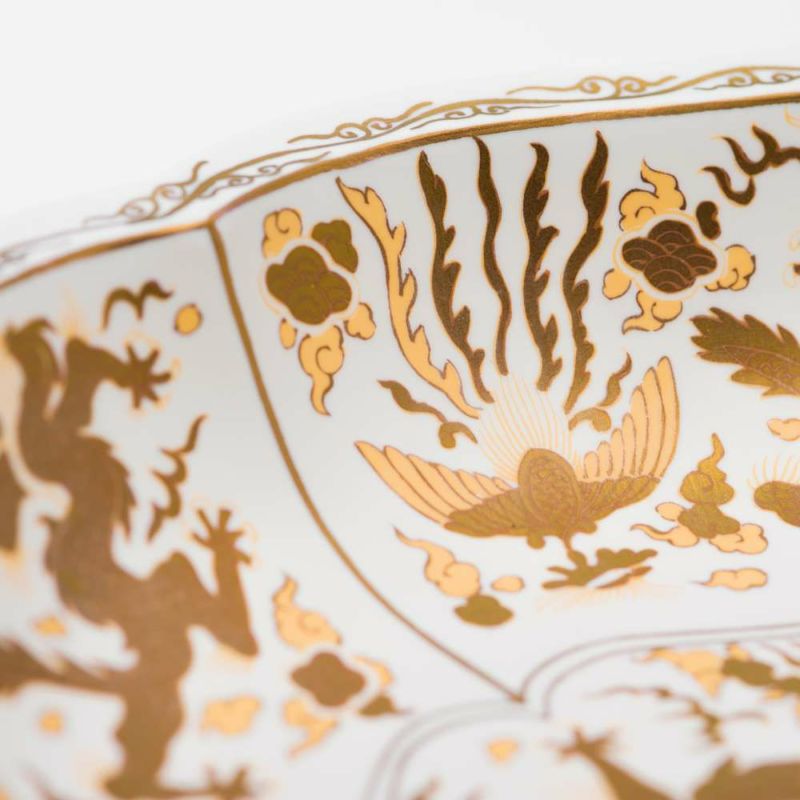 アリタポーセリンラボ：JAPAN AUTUMN 盛鉢 ゴールド☆ JAPAN AUTUMN 小鉢 小飯碗 ゴールド【ARITA PORCELAIN LAB（アリ