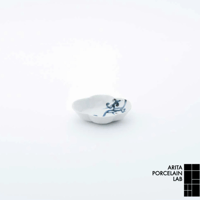 JAPAN SNOW 小鉢・小飯碗の蓋 白刷毛 つまみ プラチナ【ARITA PORCELAI