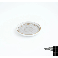 JAPAN EARTH 銘々皿 更紗 ゴールド【ARITA PORCELAIN LAB（アリタポーセリンラボ）】