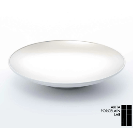 JAPAN SNOW 平皿（大） プラチナ【ARITA PORCELAIN LAB（アリタポーセリンラボ）】