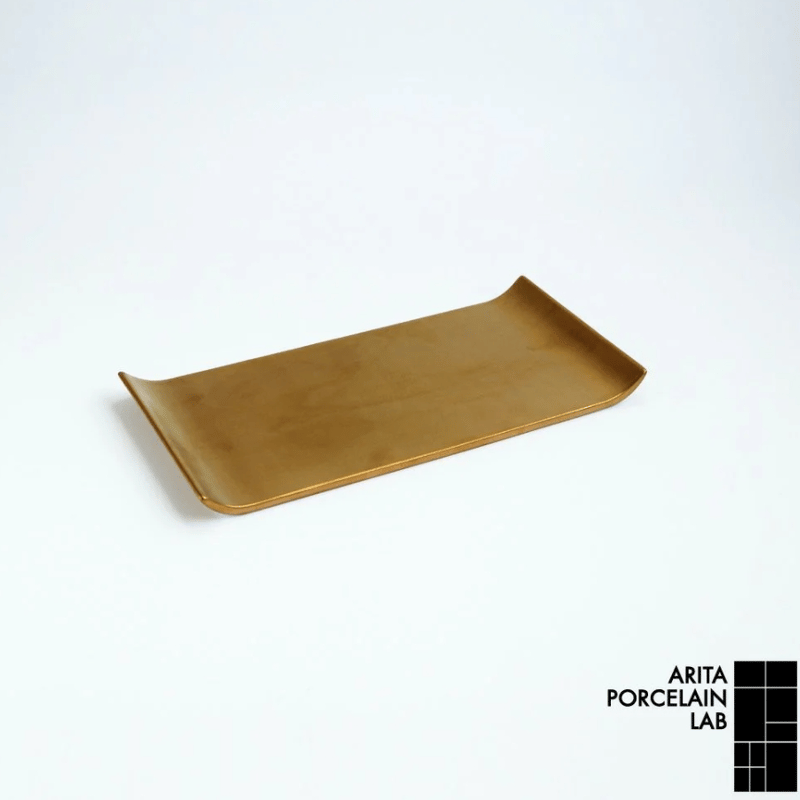 JAPAN AUTUMN 波トレー ゴールド・プラチナ【ARITA PORCELAIN LAB