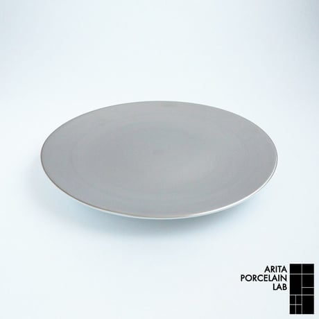 JAPAN SNOW フラットプレート Lプラチナ【ARITA PORCELAIN LAB（アリタポーセリンラボ）】