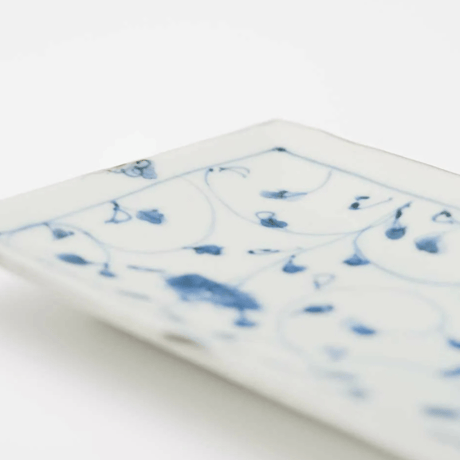 岡晋吾 天平長皿 染付万暦【ARITA PORCELAIN LAB（アリタポーセリンラボ）】