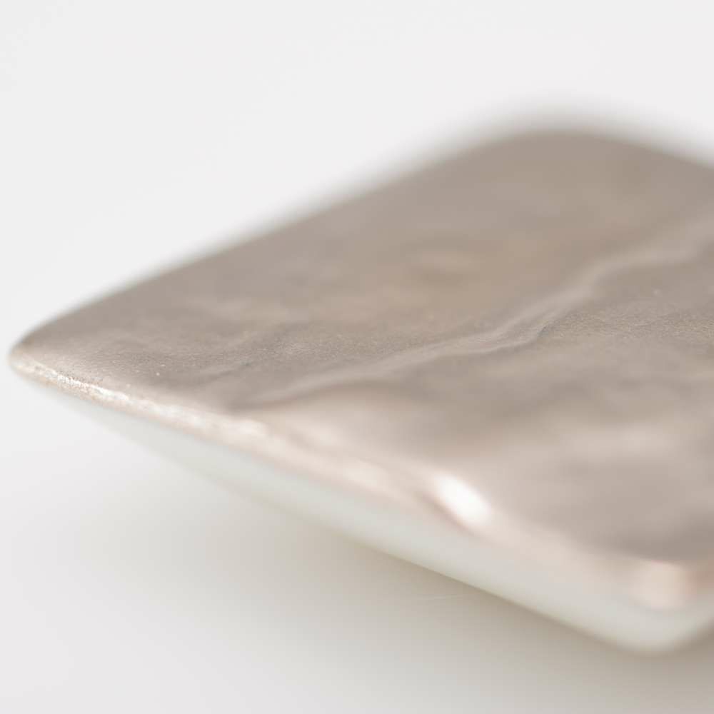 JAPAN SNOW スレート箸置 プラチナ【ARITA PORCELAIN LAB（アリタポ