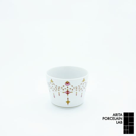 JAPAN AUTUMN 蕎麦猪口 瓔珞文 ワインレッド【ARITA PORCELAIN LAB（アリタポーセリンラボ）】