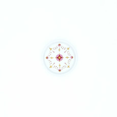 JAPAN AUTUMN 薬味皿 瓔珞文 ワインレッド【ARITA PORCELAIN LAB（アリタポーセリンラボ）】