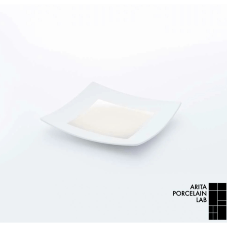 JAPAN SNOW 正方皿プラチナ(小）（中）（大）（特大） 【ARITA PORCELAIN LAB（アリタポーセリンラボ）】