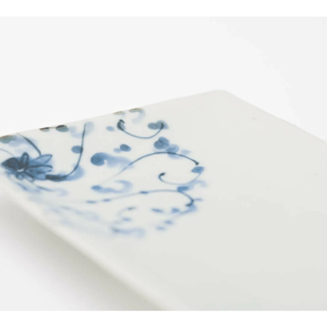岡晋吾 天平長皿 菊唐草【ARITA PORCELAIN LAB（アリタポーセリンラボ）】