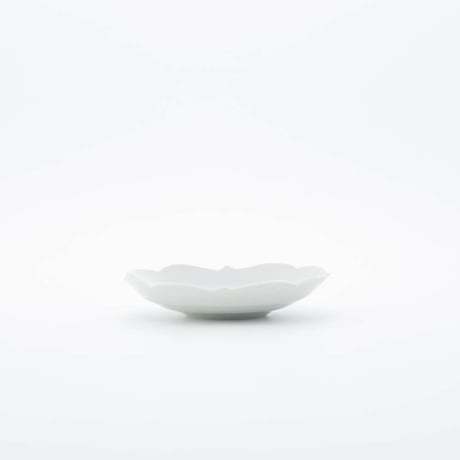 岡晋吾 四稜小皿　李朝白磁【ARITA PORCELAIN LAB（アリタポーセリンラボ）】