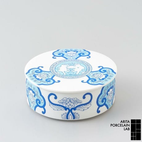 JAPAN SNOW ミニお重（一段重）古伊万里草花紋※全4色【ARITA PORCELAIN LAB（アリタポーセリンラボ）】