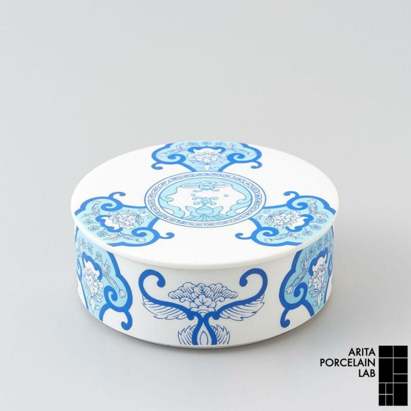 JAPAN SNOW ミニお重(一段重)古伊万里草花紋 4色【ARITA JAPAN SNOW ミニお重(一段重)古伊万里草花紋 4色【ARITA