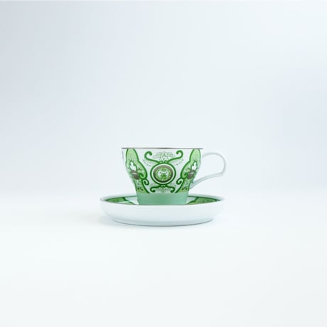 JAPAN TEA ティーカップ＆ソーサー 古伊万里草花紋【ARITA PORCELAIN LAB（アリタポーセリンラボ）】