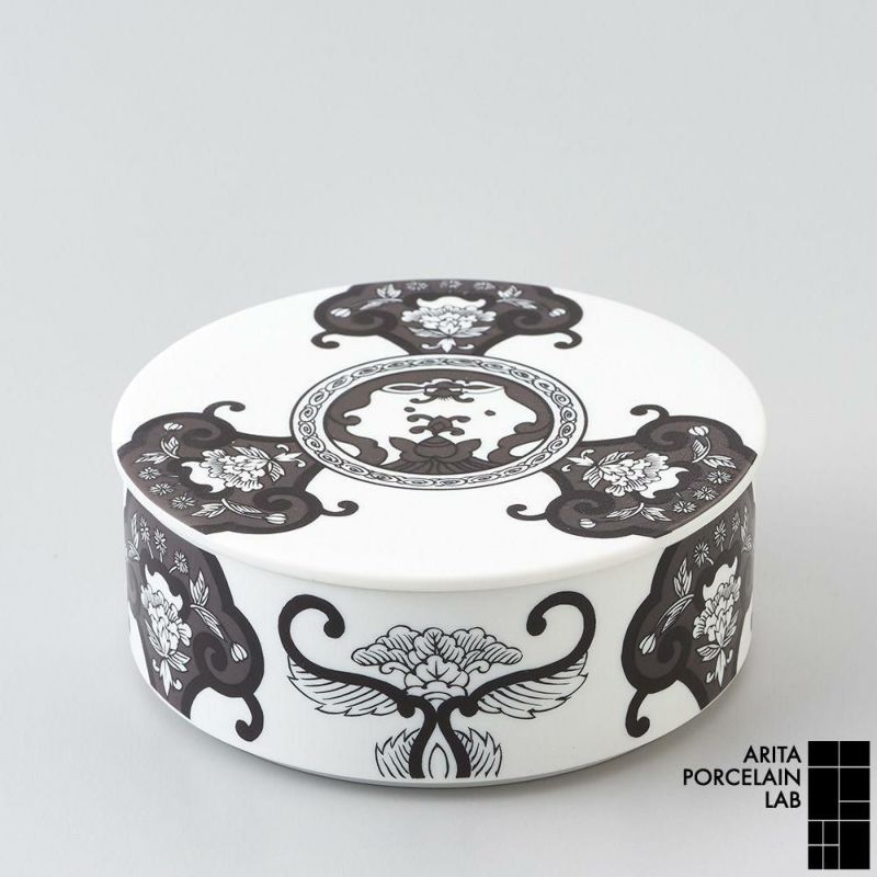 アリタポーセリンラボ JAPAN AUTUMUN ミニ二段重 古伊万里草花紋 アリタポーセリンラボ JAPAN AUTUMUN ミニ二段重 古伊万里草花紋