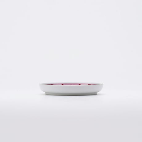 JAPAN AUTUMN 銘々皿 古伊万里草花紋 ワインレッド【ARITA PORCELAIN LAB（アリタポーセリンラボ）】