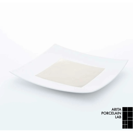 JAPAN SNOW 正方皿プラチナ(小）（中）（大）（特大） 【ARITA PORCELAIN LAB（アリタポーセリンラボ）】