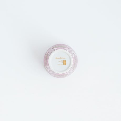 JAPAN AUTUMN ロックカップ 木甲桐紋 ワインレッド【ARITA PORCELAIN LAB（アリタポーセリンラボ）】