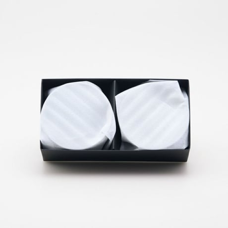 JAPAN SNOW 段付飯碗 プラチナ 2個セット 化粧箱入【ARITA PORCELAIN LAB（アリタポーセリンラボ）】