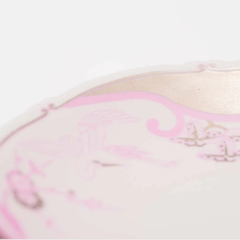 JAPAN CHERRY 銘々皿 波鶴【ARITA PORCELAIN LAB(アリタポーセリ JAPAN CHERRY 銘々皿 波鶴【ARITA PORCELAIN LAB(アリタポーセリ