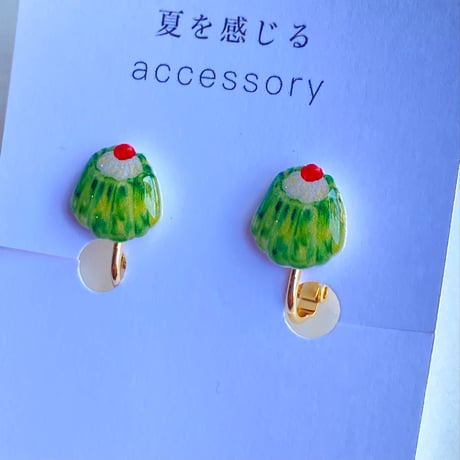 【季節限定】メロンゼリーのイヤリングorピアス