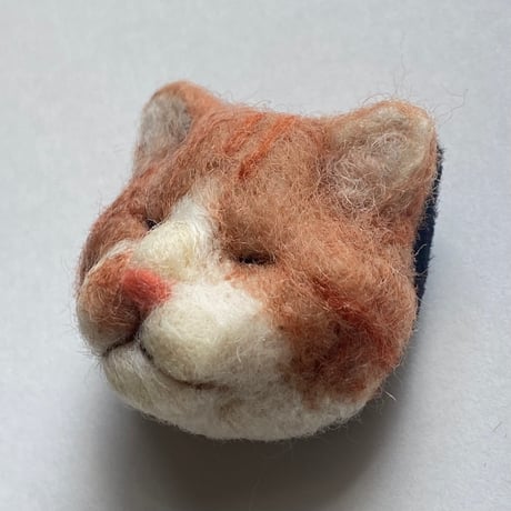 羊毛ねこマグネット【紅茶さん】