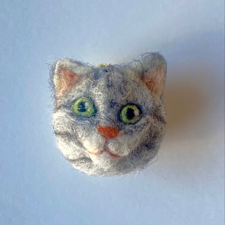 【品番:モN】羊毛の猫ちゃんブローチ