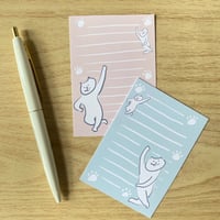 メッセージカード2枚入り【ダンシングねこちゃん。】