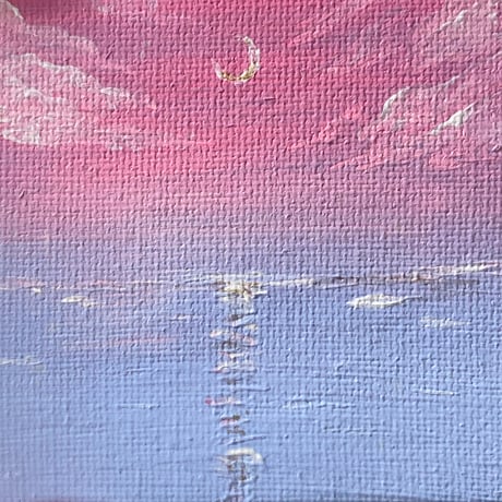 原画【soraumi】princess 7.5㎝ canvas イーゼル付