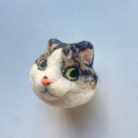 【品番:モE】羊毛の猫ちゃんブローチ