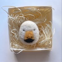 白鳥さんの正面顔マグネット