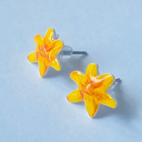 【季節限定】ニッコウキスゲのイヤリングorピアス