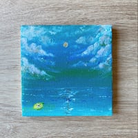 原画【レモンさん。(よるのうみ)】10㎝ canvas