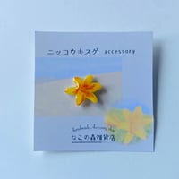 【季節限定】ニッコウキスゲのピンバッジ
