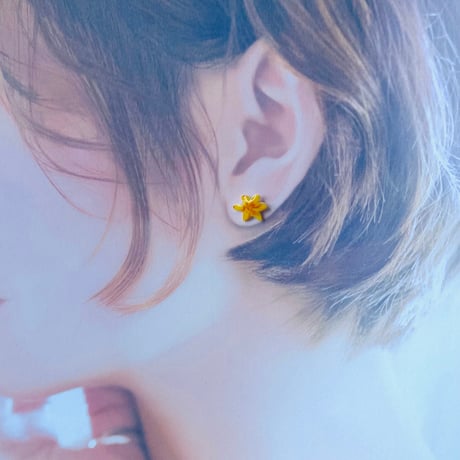 【季節限定】ニッコウキスゲのイヤリングorピアス